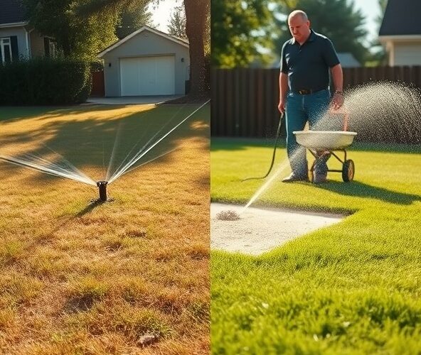 Czy piaskowanie trawników w Błoniu ograniczy podlewanie latem?