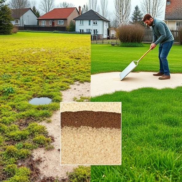 piaskowanie trawników błonie