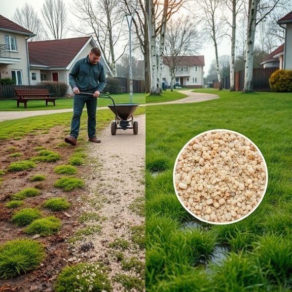 piaskowanie trawników błonie