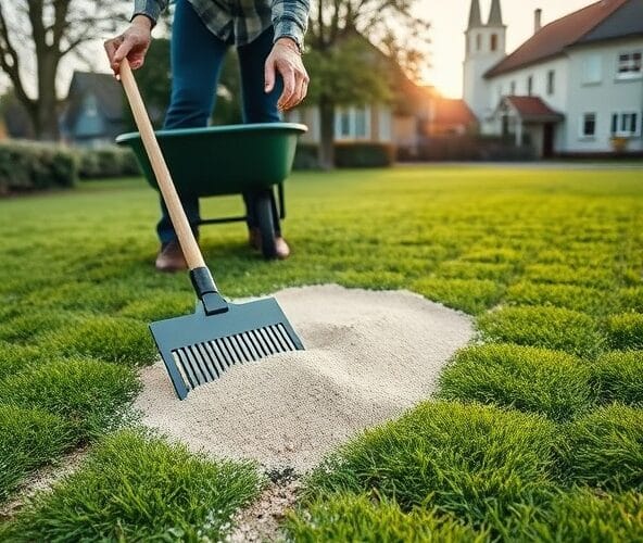 Czy piaskowanie trawników w Błoniu ograniczy rozwój mchu?