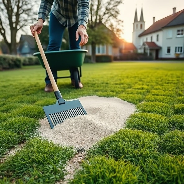 piaskowanie trawników błonie