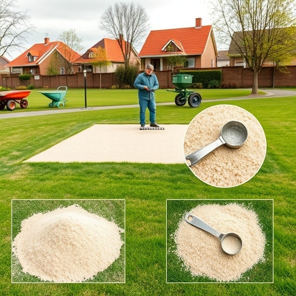 piaskowanie trawników błonie