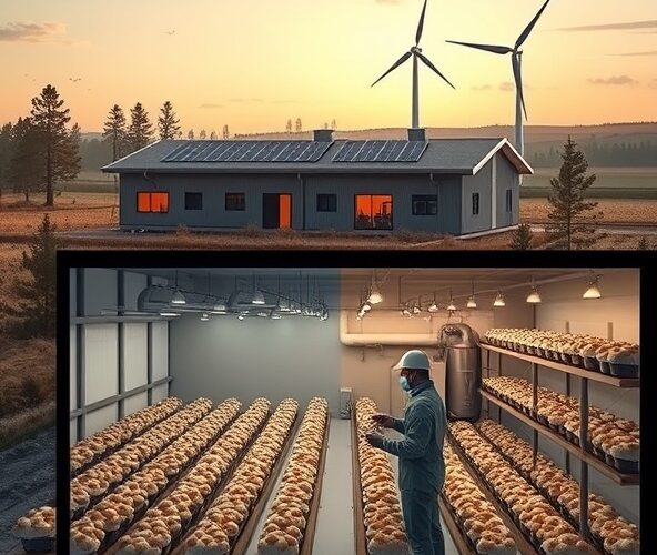 Jak obniżyć koszty energii w pieczarkarni w Pomorskiem?