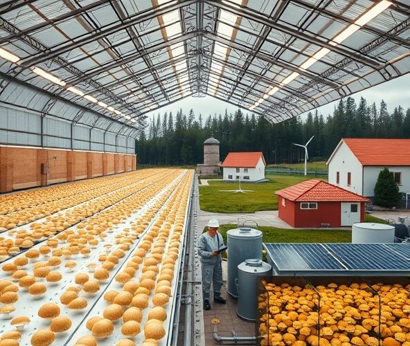 Jak obniżyć koszty energii w pieczarkarni w Pomorskiem?