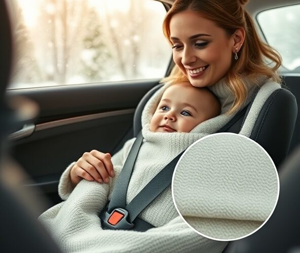 Jak wybrać ponczo samochodowe merino dla niemowlęcia na zimowe podróże, by nie przegrzać ani nie wychłodzić dziecka?