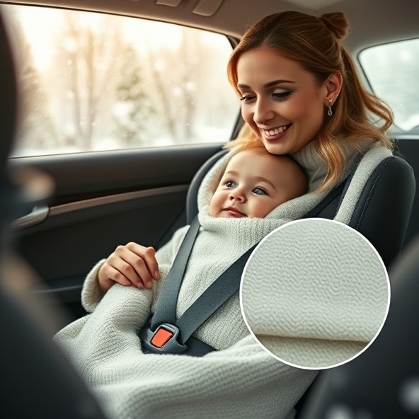 ponczo samochodowe merino