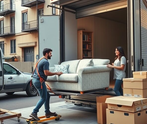 Jak tanio zorganizować transport mebli z załadunkiem do mieszkania?