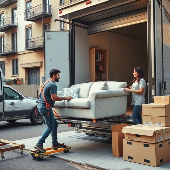 transport mebli z załadunkiem