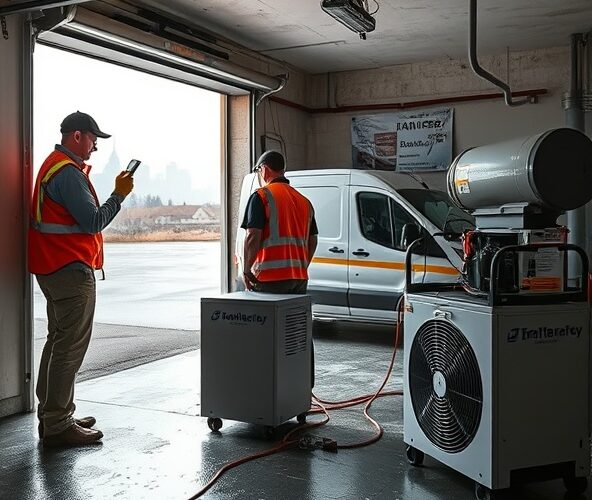 Jak wybrać firmę na osuszanie garażu w Warszawie po zalaniu, by uniknąć pleśni?