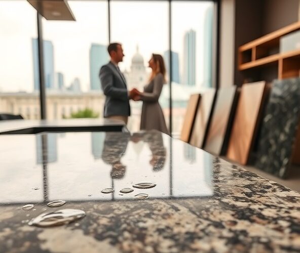 Jak wybrać granit w Warszawie, by blat był odporny na plamy?