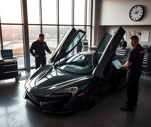 Jak długo trwa przegląd serwisowy u dealera McLaren Warszawa?