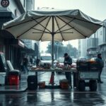 parasol handlowy 3x4