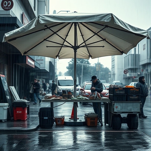 parasol handlowy 3x4