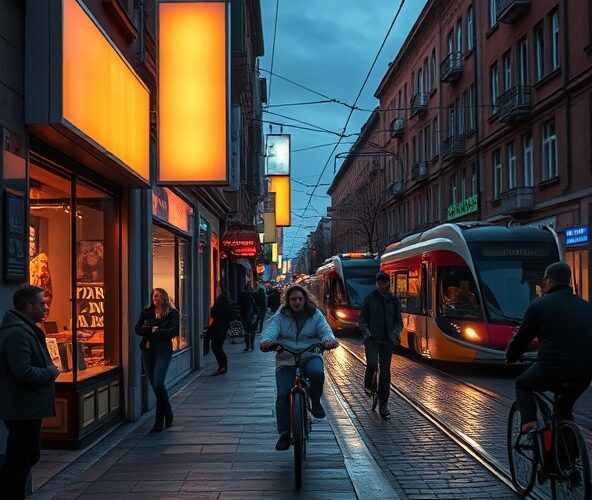 Jakie kasetony reklamowe w Łodzi najlepiej przyciągną klientów z ruchliwej ulicy?