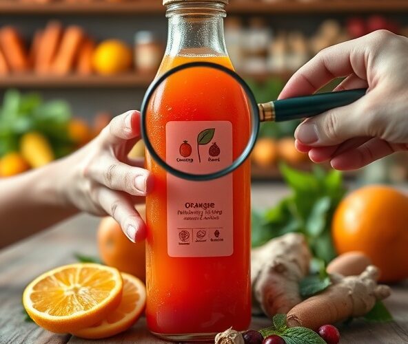 Jak rozpoznać dobry ekologiczny sok na odporność po etykiecie?