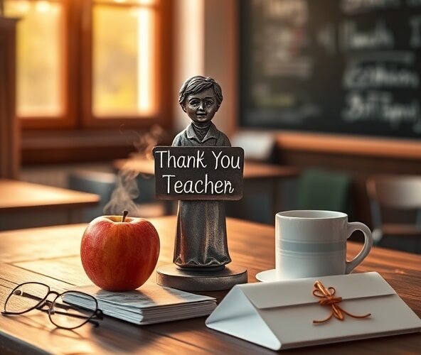 Czy warto kupić statuetkę z podziękowaniem dla nauczyciela za 100 zł?